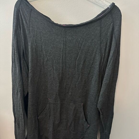 MPG Women's Charcoal Gray Top with pockets Large - Picture 1 of 7